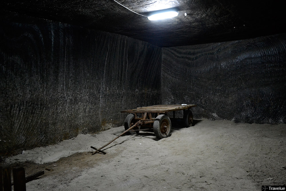 turda salt mine mining cart