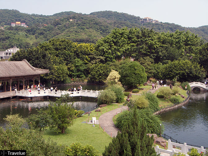 Typical Asian Garden in Taipei